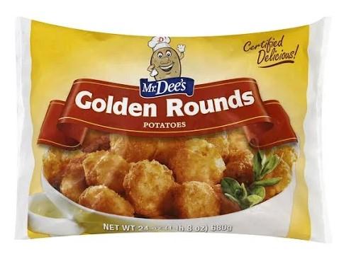 Mr. Dee's Golden Rounds Potatoes