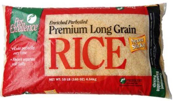 Par Excellence Enriched Parboiled Premium Long Grain Rice, 10 LB (160 oz)