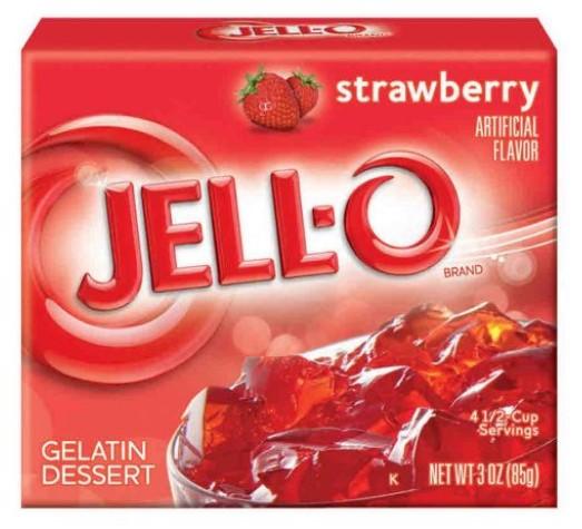 Jell-O Strawberry Gelatin Mix, 3oz