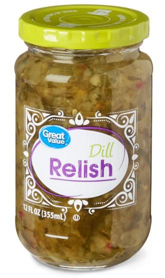 Great Value Dill Relish, 12 fl oz