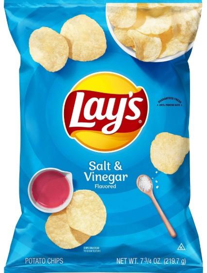 Lay's Salt & Vinegar Potato Chips, 7 3/4 oz