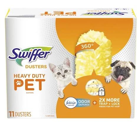 Swiffer Dusters Heavy Duty Pet Febreze Odor Defense Dusters