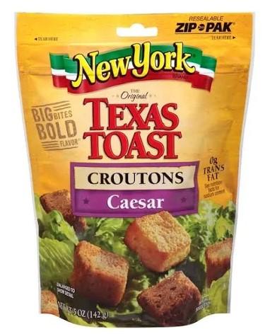 New York Bakery Texas Toast Caesar Croutons