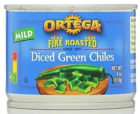 Ortega Diced Green Chiles