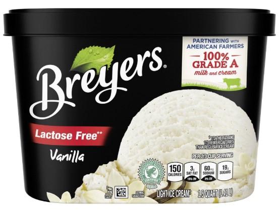 Breyers Lactose Free Vanilla Ice Cream