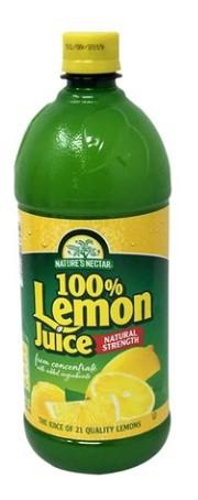 Nature's Nectar 100% Lemon Juice 32 fl oz