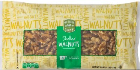 Southern Grove Shelled Walnuts - 16 oz