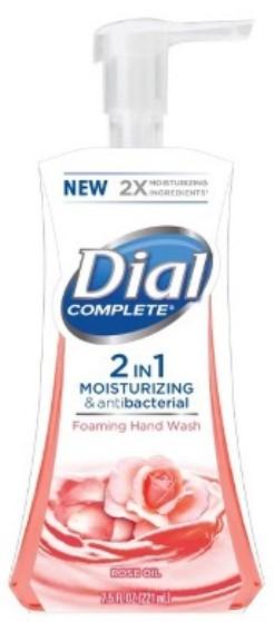 Dial Complete 2 in 1 Moisturizing & Antibacterial Rose Oil Foaming Hand Wash