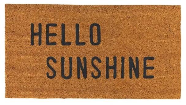 Hello Sunshine Door Mat