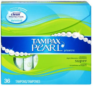 Tampax Pearl Super Absorbency Tampons