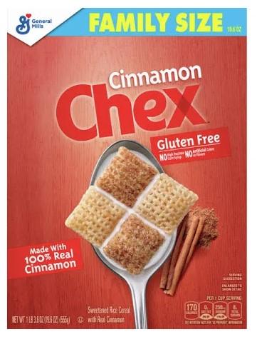 General Mills Cinnamon Chex 19.6oz