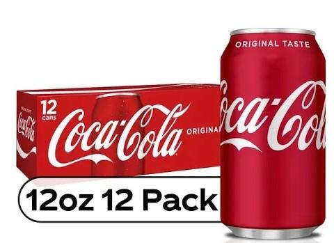 Coca-Cola Original Flavored Soda, 12 Fl. Oz., 12 Count