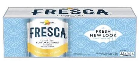 Fresca Sparkling Soda Water 12fl oz x 12