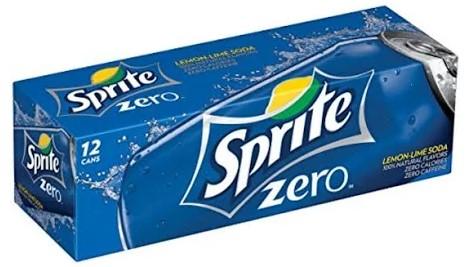 Sprite Zero 12 pack Soda