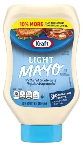 Kraft Light Mayo 22fl oz