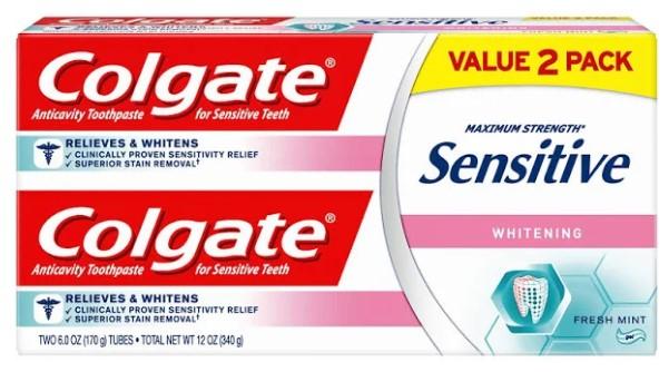 Colgate Sensitive Whitening Fresh Mint Toothpaste