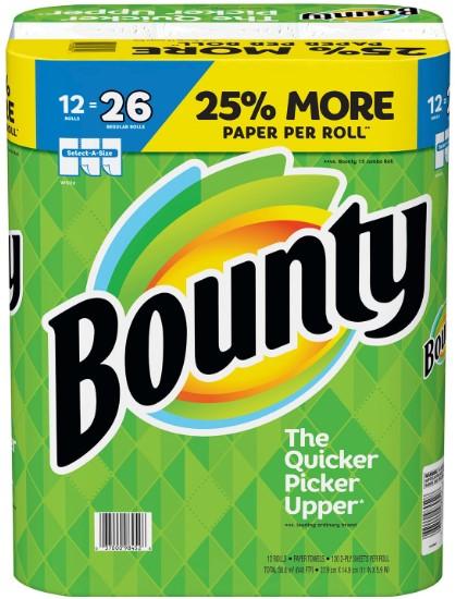 Bounty Select-a-size Paper Towels 12 ct