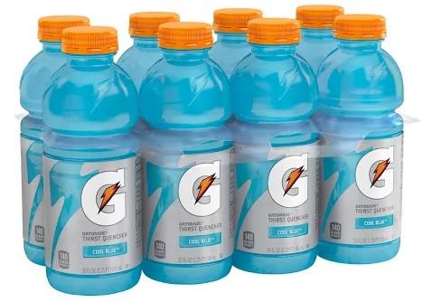 Gatorade Thirst Quencher Cool Blue 8 - 20 fl oz bottles