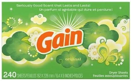 Gain Original Dryer Sheets