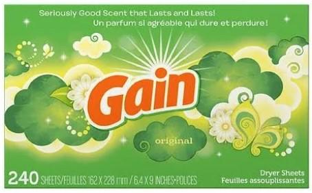 Gain Original Dryer Sheets