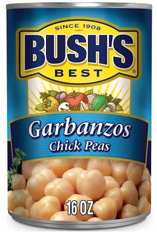 Bush's Best Garbanzo Chick Peas 16 oz