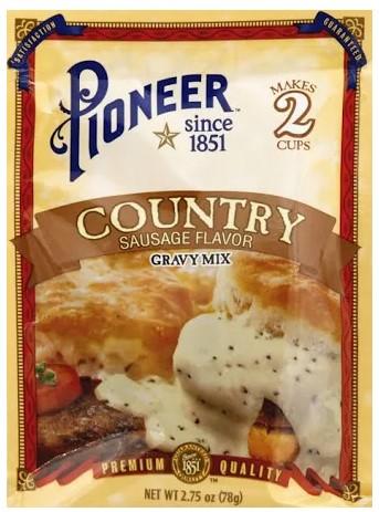 Pioneer Country Sausage Flavor Gravy Mix 2.75oz