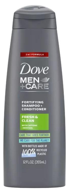 Dove Men + Care Fresh & Clean Fortifying Shampoo + Conditioner 12 fl oz