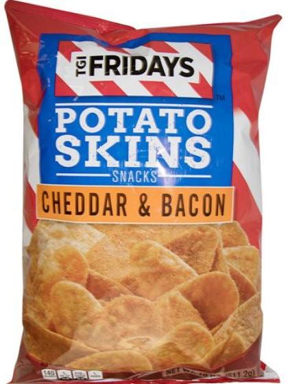 TGI Friday's Potato Skins Cheddar & Bacon Snacks 18 oz