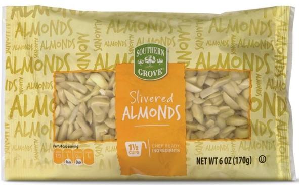 Southern Grove Slivered Almonds, 6 oz