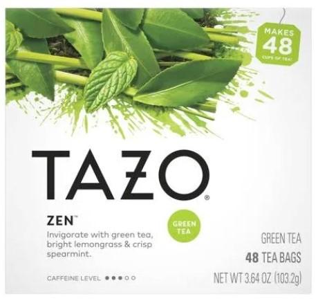 Tazo Zen Green Tea, 48 Bags