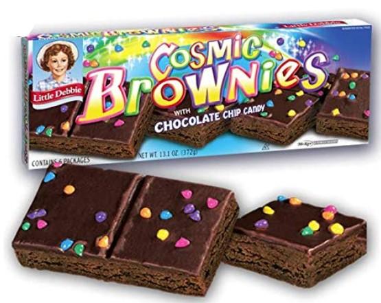 Little Debbie Cosmic Brownies with Chocolate Chip Candy 6ct 13.1oz