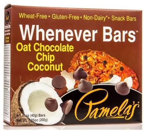 Pamela's Whenever Bars Oat Chocolate Chip Coconut, 5 /1.41 oz