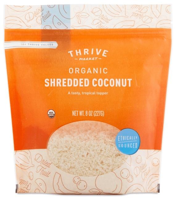 Thrive Market Organic Shredded Coconut Unsweetened 8oz