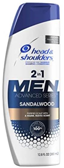 Head & Shoulders 2 in 1 Men Advanced Series Sandalwood Shampoo 12.8oz