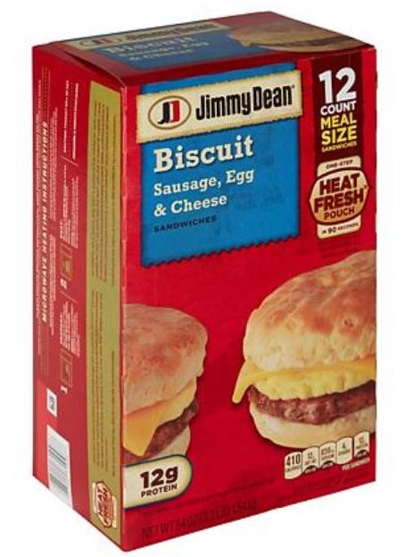 Jimmy Dean Sausage Egg & Cheese Biscuit