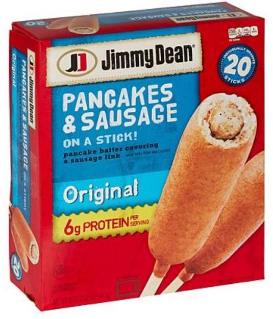 Jimmy Dean Pancakes & Sausage On A Stick