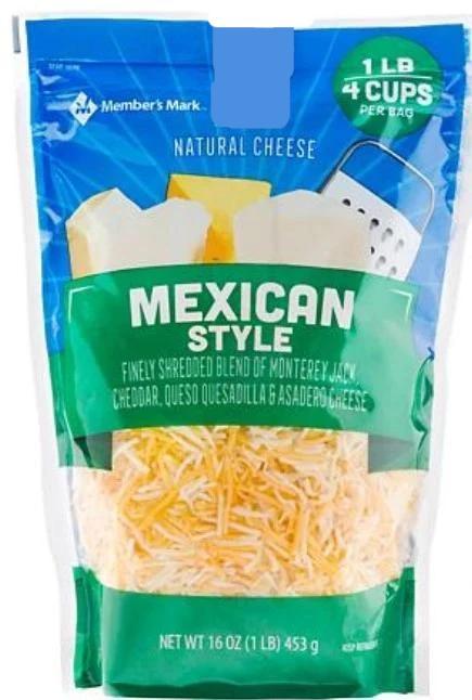 Member's Mark Mexican Style Finely Shredded Cheese