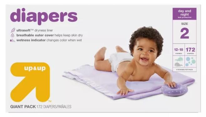 Up & Up, Diapers, Size 2