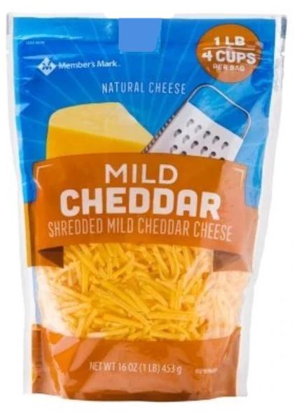 Member's Mark Shredded Mild Cheddar Cheese - 16 oz