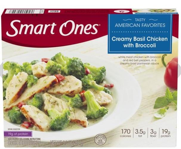 Smart Ones Creamy Basil Chicken with Broccoli