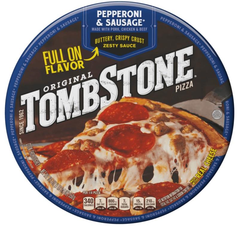 Original Tombstone Pepperoni & Sausage New Full on Flavor Pizza