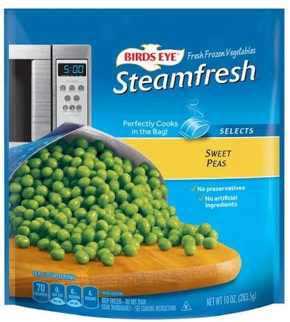 Birds Eye Steamfresh Frozen Sweet Peas