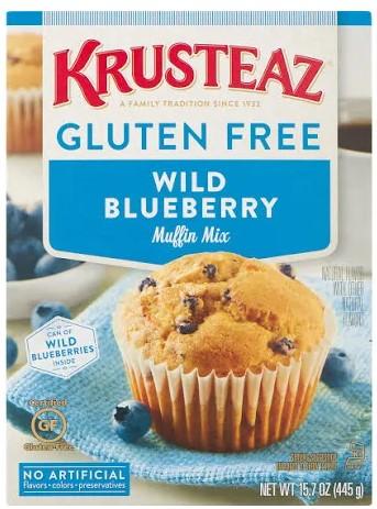 Krusteaz Gluten Free Wild Blueberry Muffin Mix