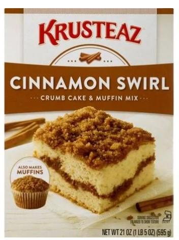 Krusteaz Cinnamon Swirl Crumb Cake & Muffin Mix