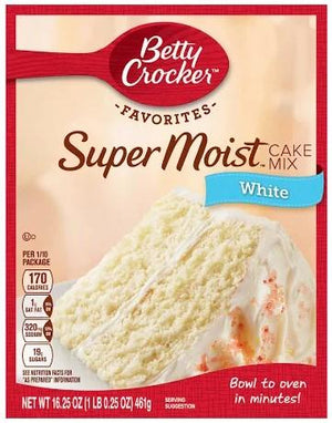 Betty Crocker Super Moist White Cake Mix