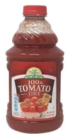 Nature's Nectar 100%  Not From Concentrate Tomato Juice