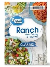 Great Value Classic Ranch Salad Dressing & Recipe Mix