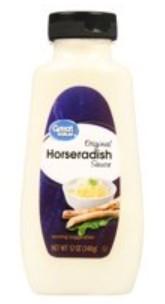 Great Value Horseradish Sauce 12oz