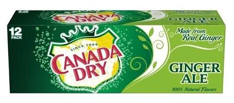 Canada Dry Ginger Ale 12 Pack