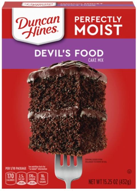 Duncan Hines Devil's Food Cake Mix